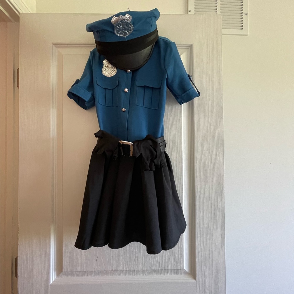 Kids medium 7-8 Cop uniform